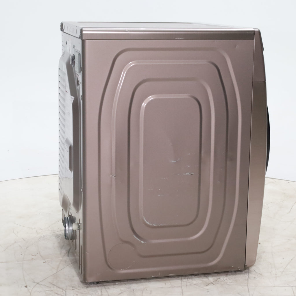 Pictures of Champagne Samsung 7.5 cu. ft. Front Load Electric Dryer with Steam Sanitize+- Scratch & Dent - Moderate - Neu Appliance Outlet - Discount Appliance Outlet in Austin, Tx