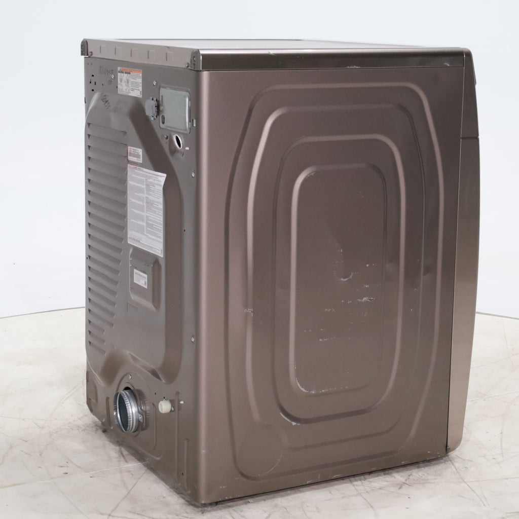 Pictures of Champagne Samsung 7.5 cu. ft. Front Load Electric Dryer with Steam Sanitize+- Scratch & Dent - Moderate - Neu Appliance Outlet - Discount Appliance Outlet in Austin, Tx