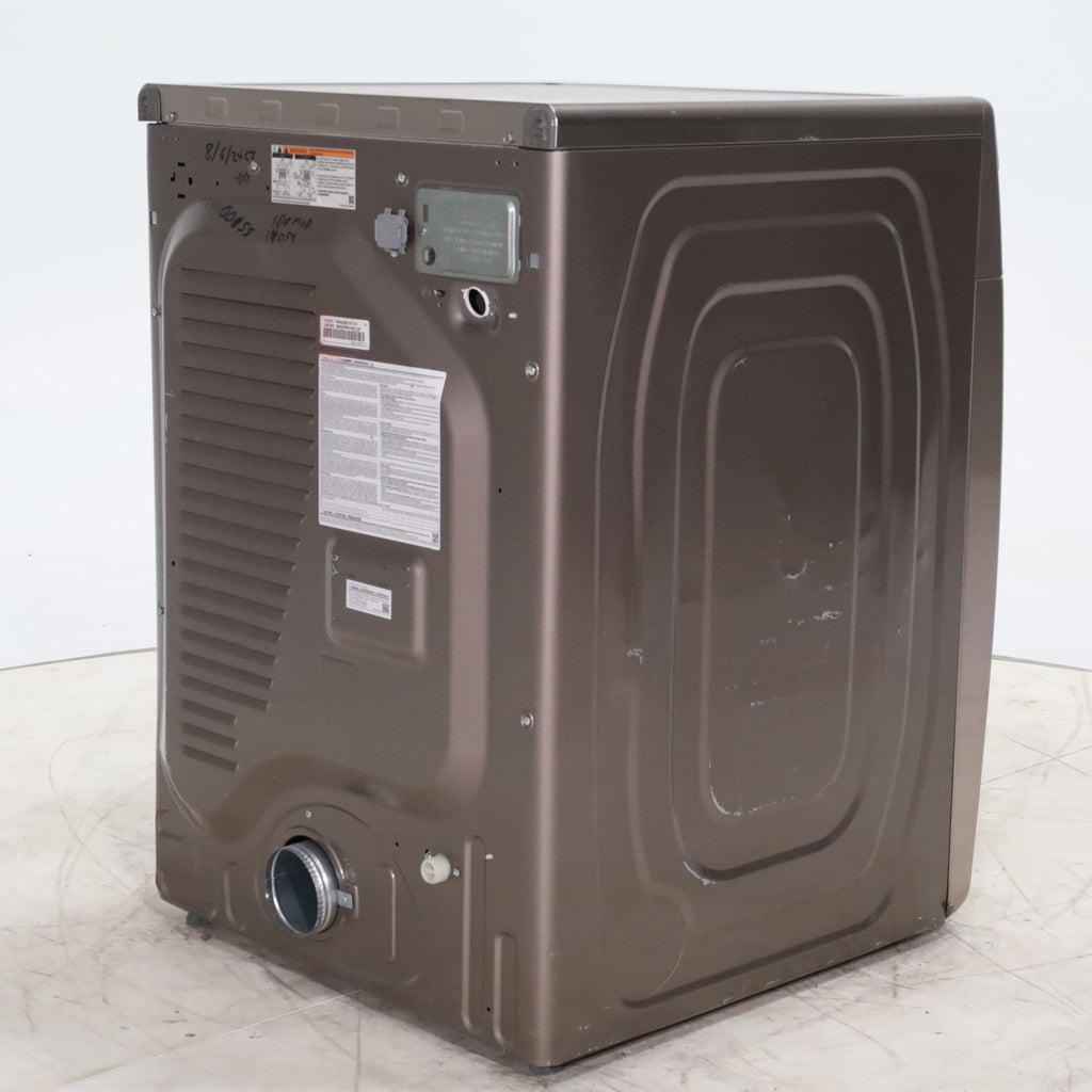 Pictures of Champagne Samsung 7.5 cu. ft. Front Load Electric Dryer with Steam Sanitize+- Scratch & Dent - Moderate - Neu Appliance Outlet - Discount Appliance Outlet in Austin, Tx