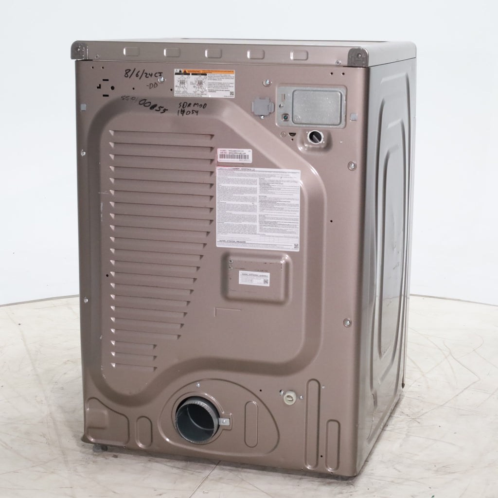 Pictures of Champagne Samsung 7.5 cu. ft. Front Load Electric Dryer with Steam Sanitize+- Scratch & Dent - Moderate - Neu Appliance Outlet - Discount Appliance Outlet in Austin, Tx