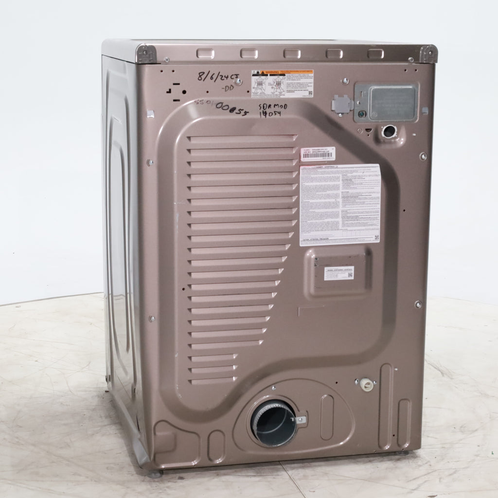 Pictures of Champagne Samsung 7.5 cu. ft. Front Load Electric Dryer with Steam Sanitize+- Scratch & Dent - Moderate - Neu Appliance Outlet - Discount Appliance Outlet in Austin, Tx