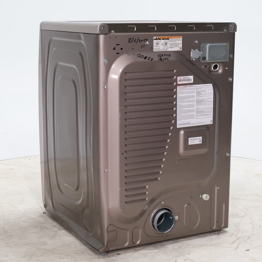 Pictures of Champagne Samsung 7.5 cu. ft. Front Load Electric Dryer with Steam Sanitize+- Scratch & Dent - Moderate - Neu Appliance Outlet - Discount Appliance Outlet in Austin, Tx