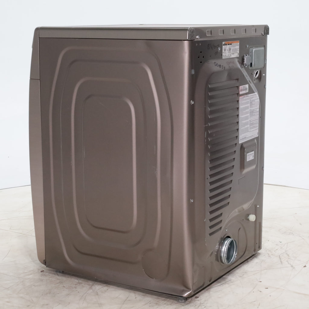 Pictures of Champagne Samsung 7.5 cu. ft. Front Load Electric Dryer with Steam Sanitize+- Scratch & Dent - Moderate - Neu Appliance Outlet - Discount Appliance Outlet in Austin, Tx