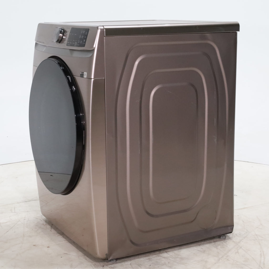 Pictures of Champagne Samsung 7.5 cu. ft. Front Load Electric Dryer with Steam Sanitize+- Scratch & Dent - Moderate - Neu Appliance Outlet - Discount Appliance Outlet in Austin, Tx