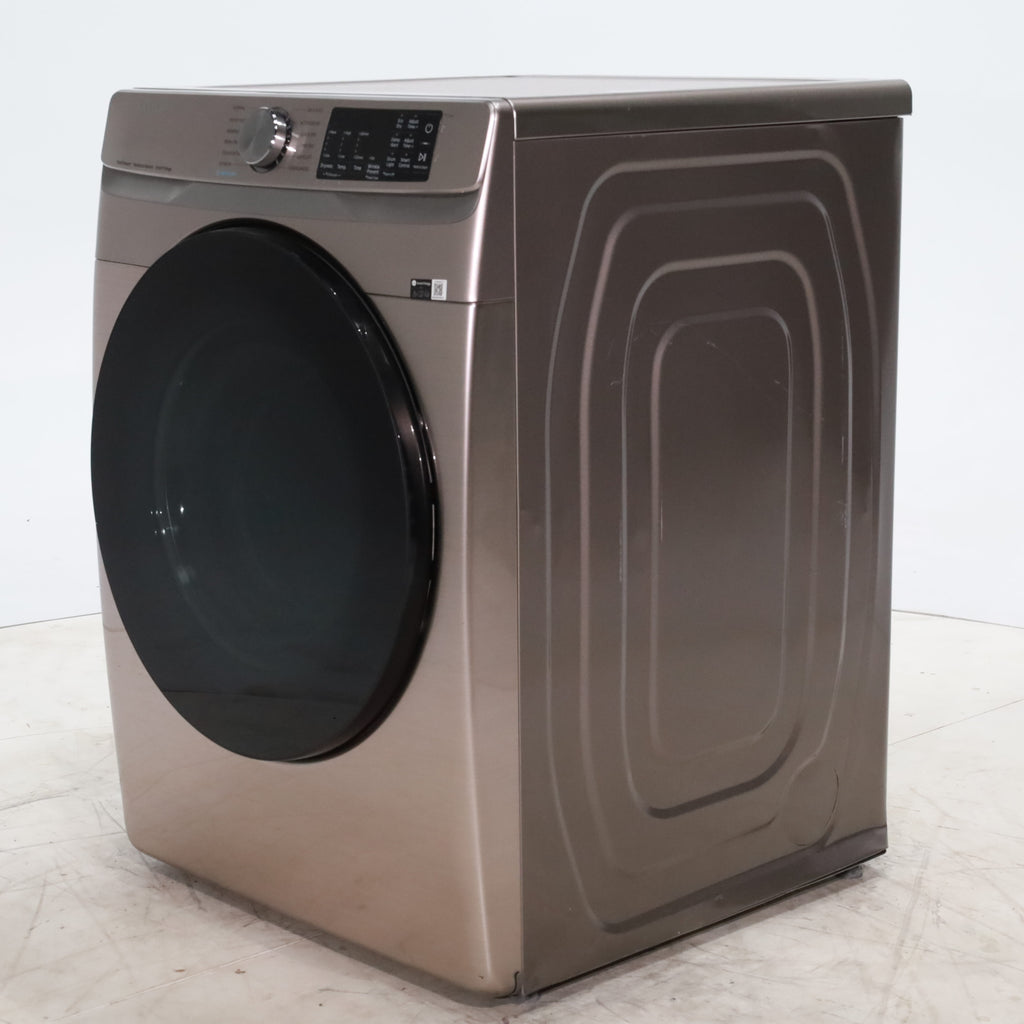 Pictures of Champagne Samsung 7.5 cu. ft. Front Load Electric Dryer with Steam Sanitize+- Scratch & Dent - Moderate - Neu Appliance Outlet - Discount Appliance Outlet in Austin, Tx