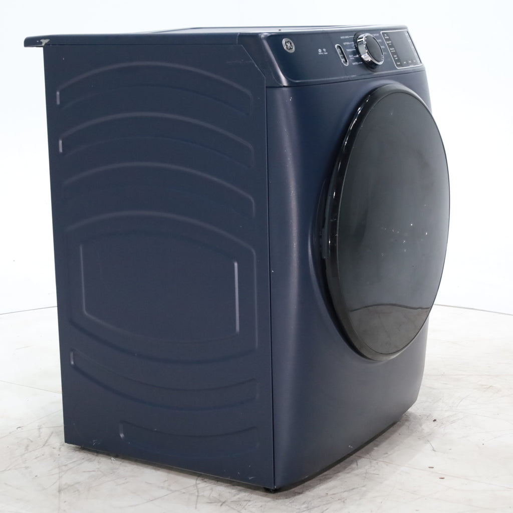 Pictures of Sapphire Blue ENERGY STAR GE 7.8 cu. ft. Stackable Front Load Electric Dryer with Voice Control - Scratch & Dent - Minor - Neu Appliance Outlet - Discount Appliance Outlet in Austin, Tx