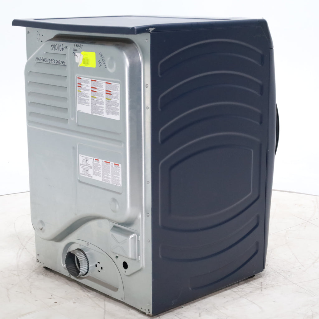 Pictures of Sapphire Blue ENERGY STAR GE 7.8 cu. ft. Stackable Front Load Electric Dryer with Voice Control - Scratch & Dent - Minor - Neu Appliance Outlet - Discount Appliance Outlet in Austin, Tx