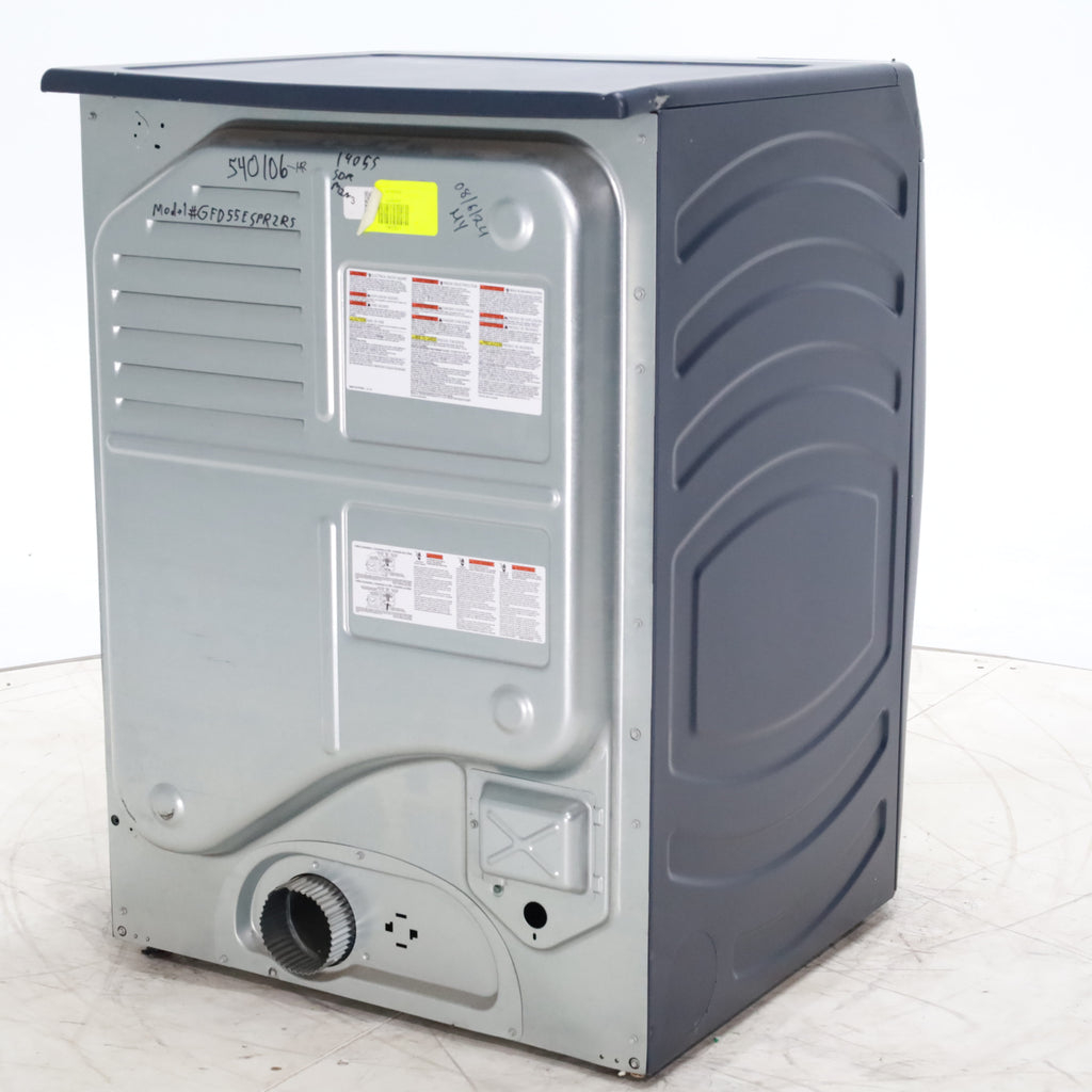 Pictures of Sapphire Blue ENERGY STAR GE 7.8 cu. ft. Stackable Front Load Electric Dryer with Voice Control - Scratch & Dent - Minor - Neu Appliance Outlet - Discount Appliance Outlet in Austin, Tx