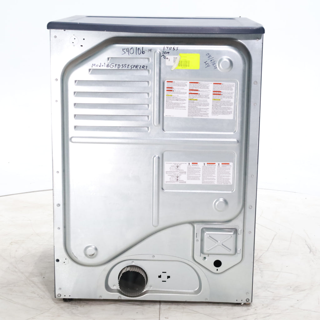 Pictures of Sapphire Blue ENERGY STAR GE 7.8 cu. ft. Stackable Front Load Electric Dryer with Voice Control - Scratch & Dent - Minor - Neu Appliance Outlet - Discount Appliance Outlet in Austin, Tx