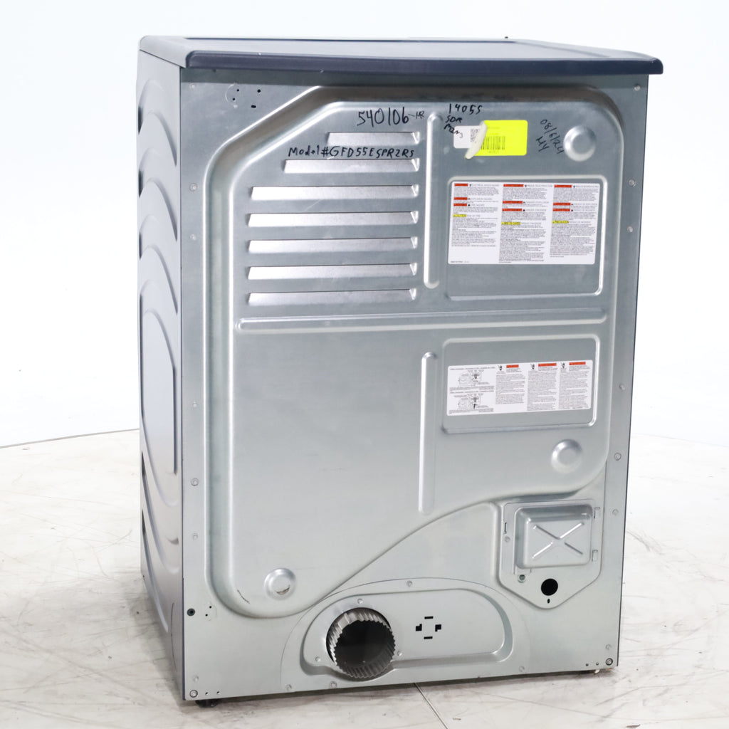 Pictures of Sapphire Blue ENERGY STAR GE 7.8 cu. ft. Stackable Front Load Electric Dryer with Voice Control - Scratch & Dent - Minor - Neu Appliance Outlet - Discount Appliance Outlet in Austin, Tx