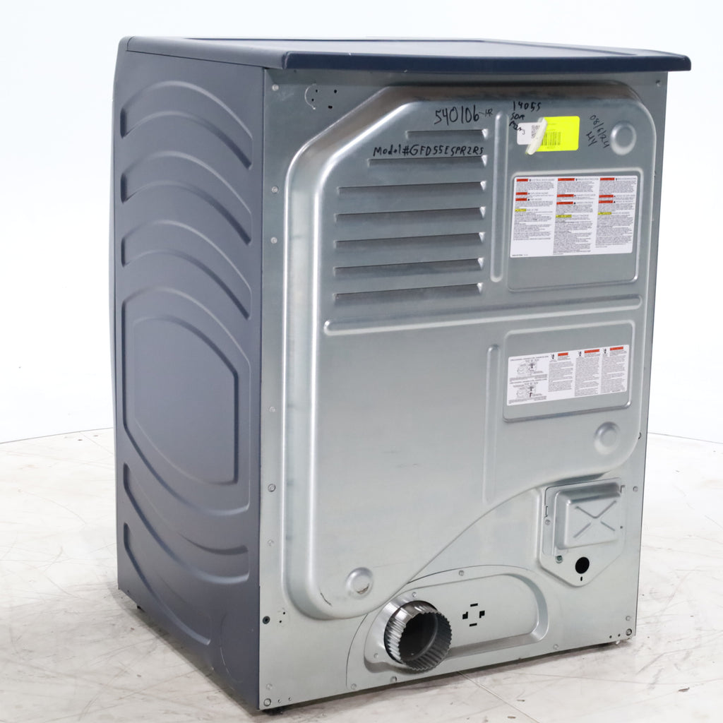 Pictures of Sapphire Blue ENERGY STAR GE 7.8 cu. ft. Stackable Front Load Electric Dryer with Voice Control - Scratch & Dent - Minor - Neu Appliance Outlet - Discount Appliance Outlet in Austin, Tx