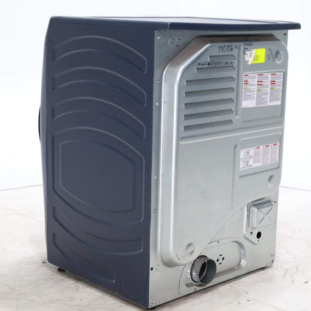 Pictures of Sapphire Blue ENERGY STAR GE 7.8 cu. ft. Stackable Front Load Electric Dryer with Voice Control - Scratch & Dent - Minor - Neu Appliance Outlet - Discount Appliance Outlet in Austin, Tx