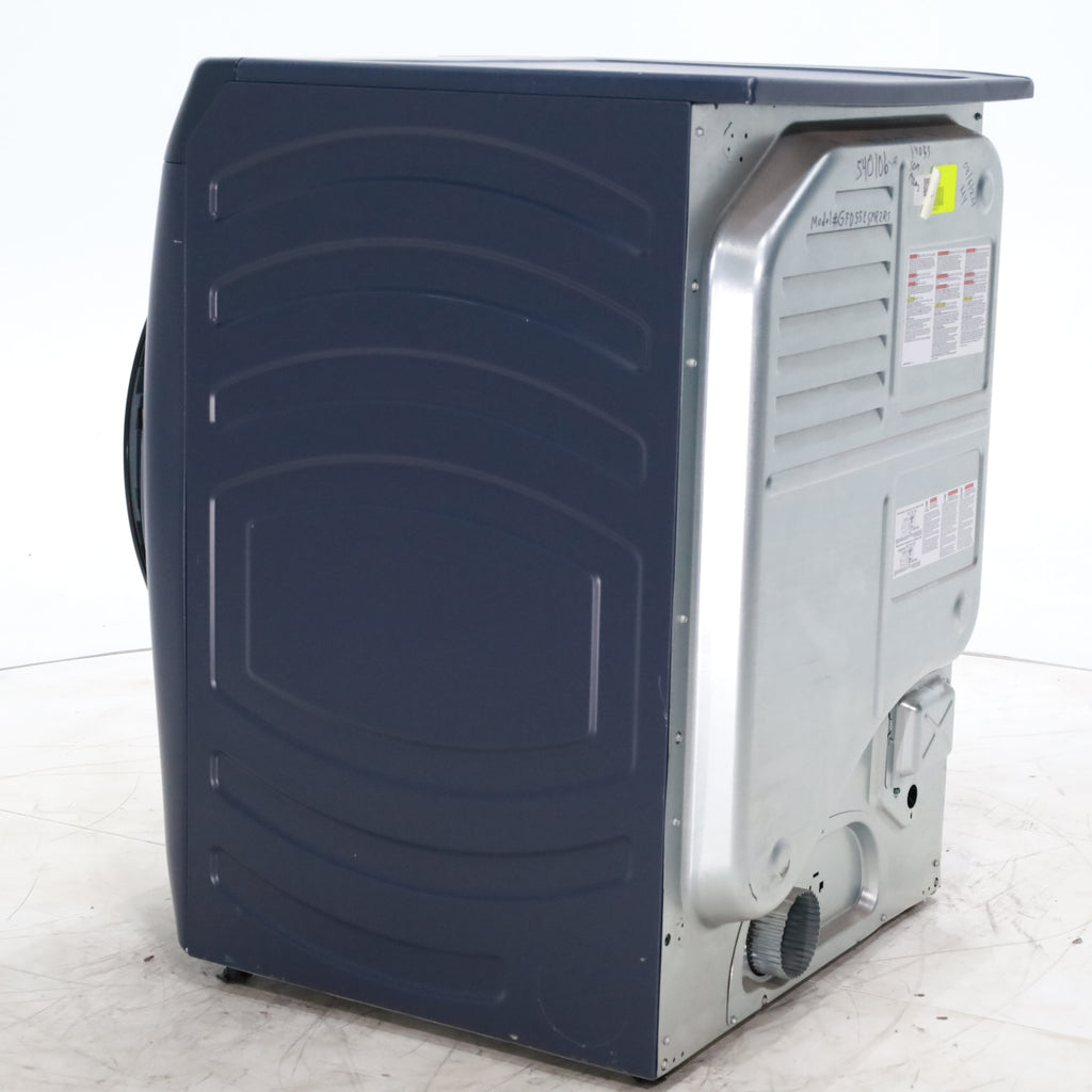 Pictures of Sapphire Blue ENERGY STAR GE 7.8 cu. ft. Stackable Front Load Electric Dryer with Voice Control - Scratch & Dent - Minor - Neu Appliance Outlet - Discount Appliance Outlet in Austin, Tx