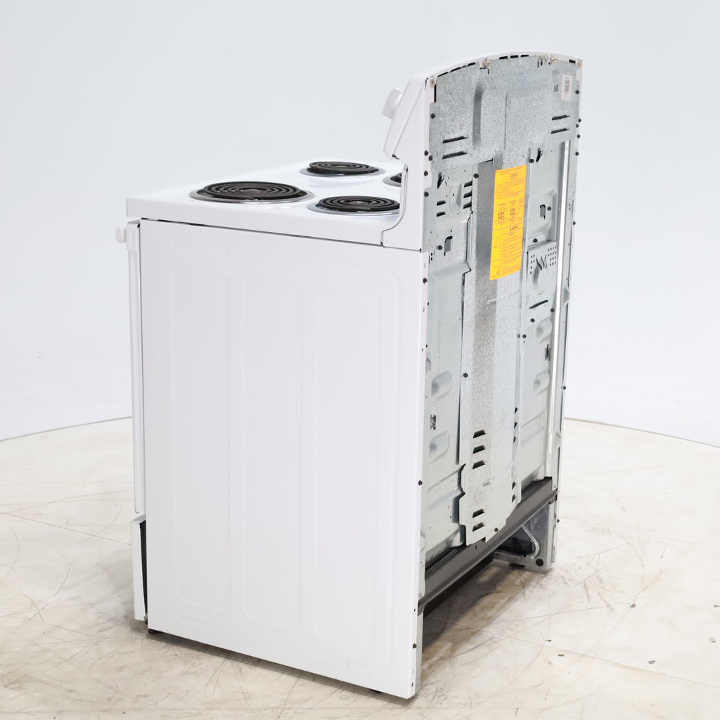 Pictures of White GE 5.3 cu. ft. Freestanding 4 Element Electric Range with Dual Element Baking and Self-Cleaning Oven- Certified Refurbished - Neu Appliance Outlet - Discount Appliance Outlet in Austin, Tx