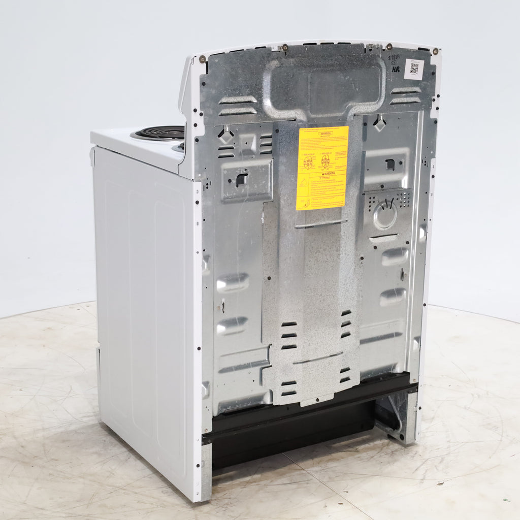 Pictures of White GE 5.3 cu. ft. Freestanding 4 Element Electric Range with Dual Element Baking and Self-Cleaning Oven- Certified Refurbished - Neu Appliance Outlet - Discount Appliance Outlet in Austin, Tx