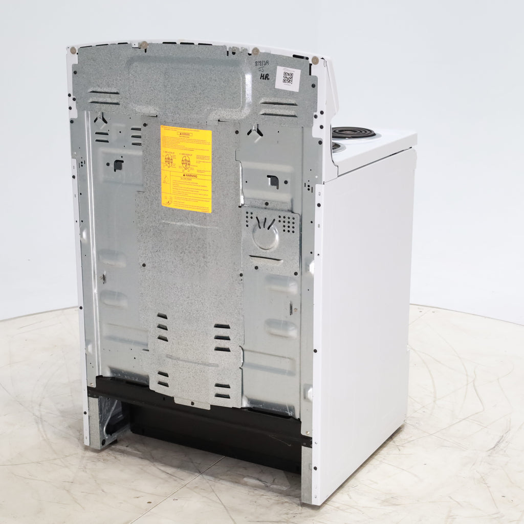 Pictures of White GE 5.3 cu. ft. Freestanding 4 Element Electric Range with Dual Element Baking and Self-Cleaning Oven- Certified Refurbished - Neu Appliance Outlet - Discount Appliance Outlet in Austin, Tx