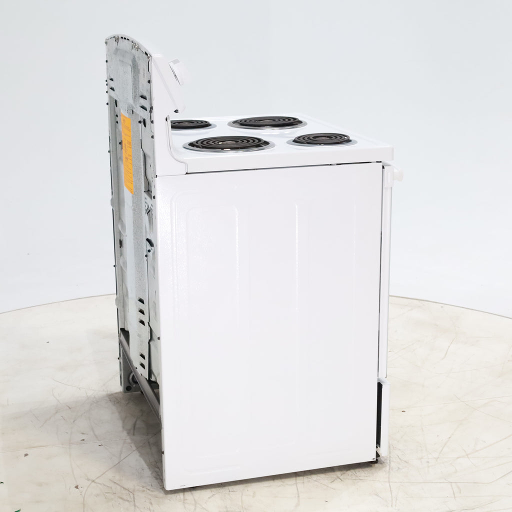 Pictures of White GE 5.3 cu. ft. Freestanding 4 Element Electric Range with Dual Element Baking and Self-Cleaning Oven- Certified Refurbished - Neu Appliance Outlet - Discount Appliance Outlet in Austin, Tx