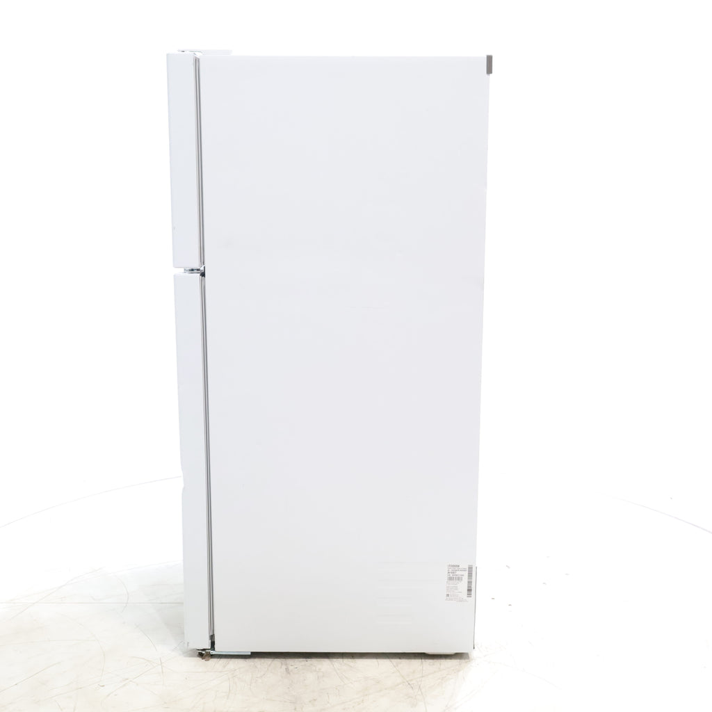 Pictures of 30" Wide Smooth White ENERGY STAR LG 20.2 cu. ft. Top Freezer Refrigerator with Reversible Doors - Scratch & Dent - Major - Neu Appliance Outlet - Discount Appliance Outlet in Austin, Tx