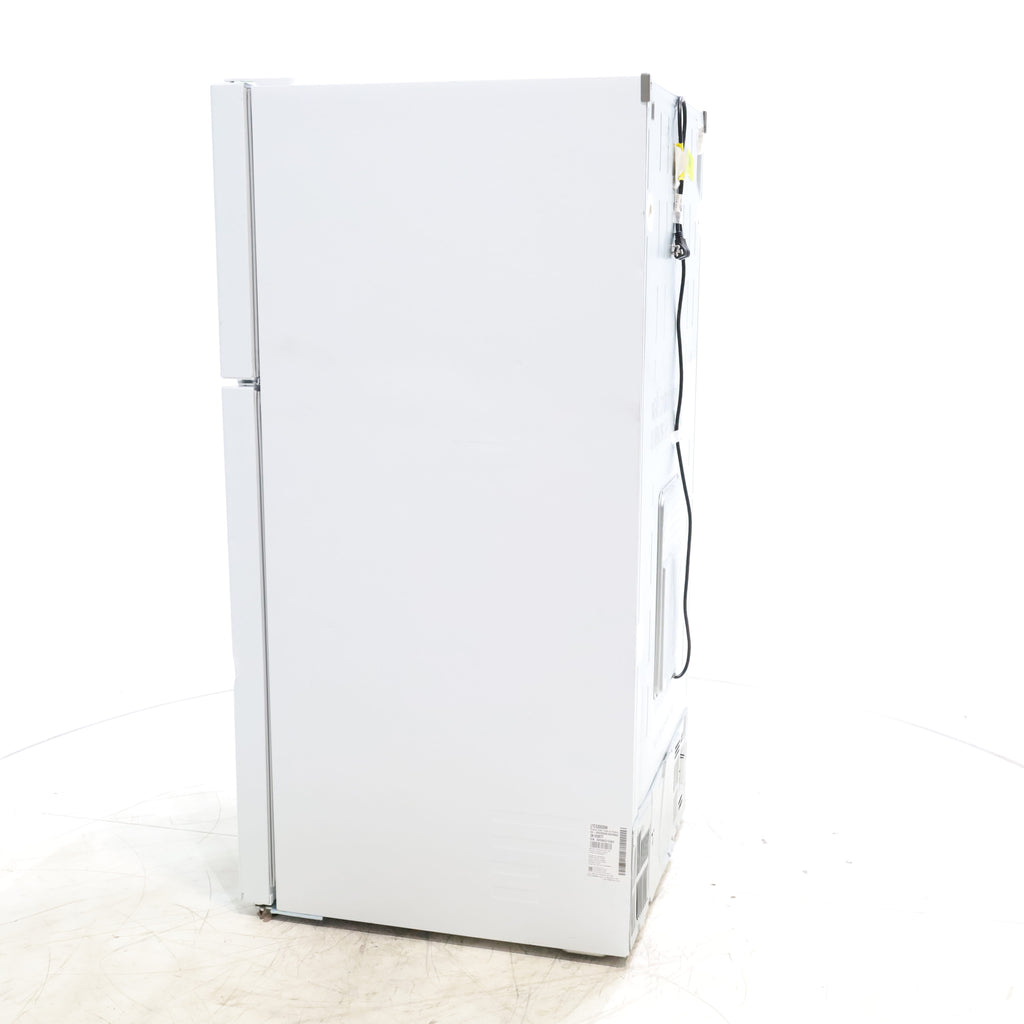 Pictures of 30" Wide Smooth White ENERGY STAR LG 20.2 cu. ft. Top Freezer Refrigerator with Reversible Doors - Scratch & Dent - Major - Neu Appliance Outlet - Discount Appliance Outlet in Austin, Tx