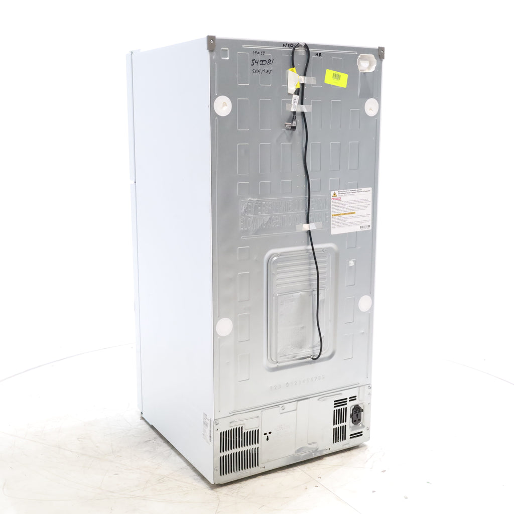 Pictures of 30" Wide Smooth White ENERGY STAR LG 20.2 cu. ft. Top Freezer Refrigerator with Reversible Doors - Scratch & Dent - Major - Neu Appliance Outlet - Discount Appliance Outlet in Austin, Tx