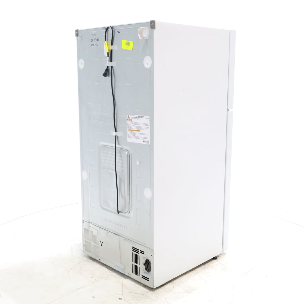 Pictures of 30" Wide Smooth White ENERGY STAR LG 20.2 cu. ft. Top Freezer Refrigerator with Reversible Doors - Scratch & Dent - Major - Neu Appliance Outlet - Discount Appliance Outlet in Austin, Tx