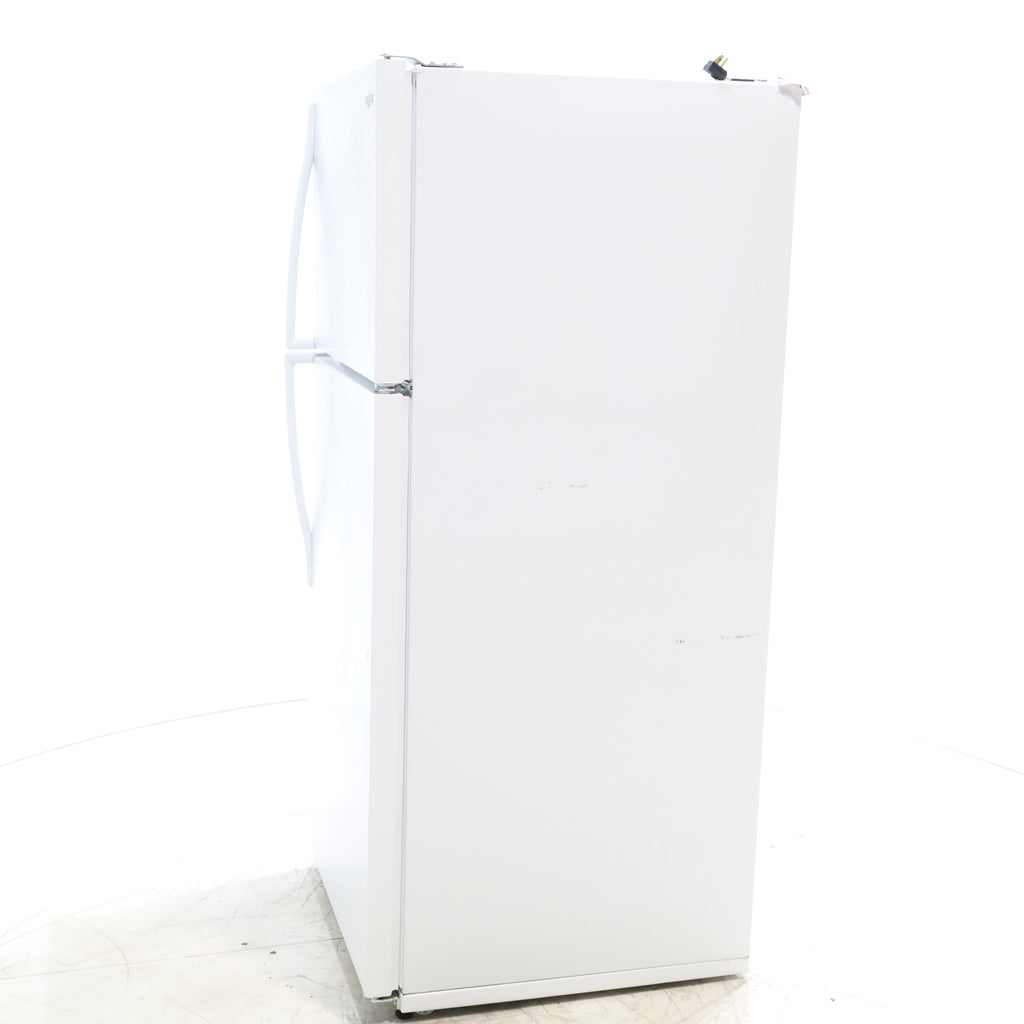 Pictures of 28" Wide White Whirlpool 14.3 cu. ft. Top Freezer Refrigerator with Reversible Doors - Scratch & Dent - Minor - Neu Appliance Outlet - Discount Appliance Outlet in Austin, Tx