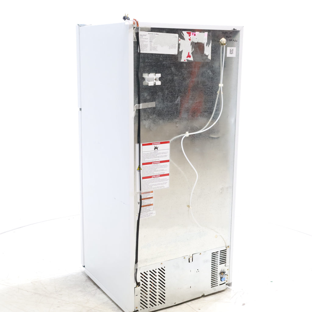 Pictures of 28" Wide White Whirlpool 14.3 cu. ft. Top Freezer Refrigerator with Reversible Doors - Scratch & Dent - Minor - Neu Appliance Outlet - Discount Appliance Outlet in Austin, Tx