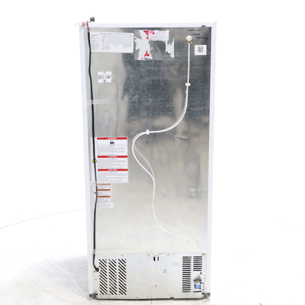 Pictures of 28" Wide White Whirlpool 14.3 cu. ft. Top Freezer Refrigerator with Reversible Doors - Scratch & Dent - Minor - Neu Appliance Outlet - Discount Appliance Outlet in Austin, Tx