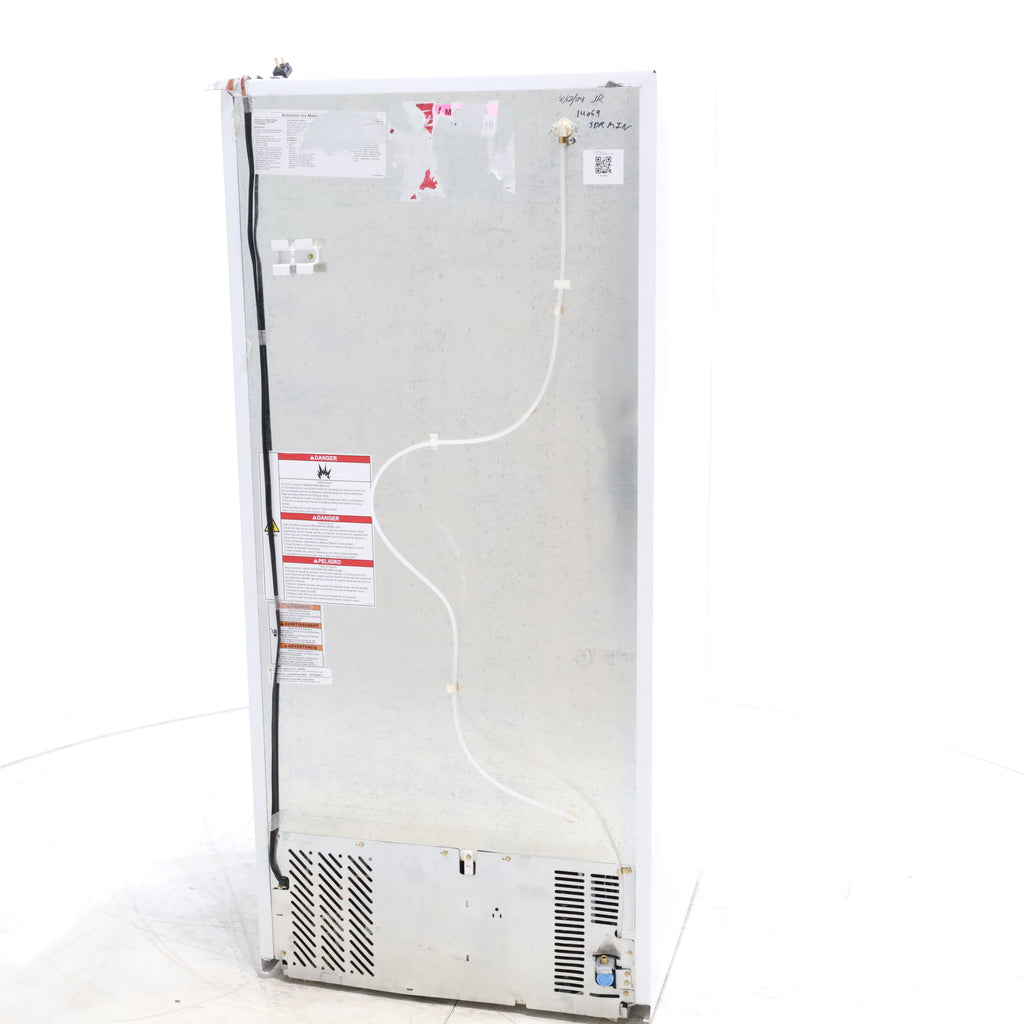 Pictures of 28" Wide White Whirlpool 14.3 cu. ft. Top Freezer Refrigerator with Reversible Doors - Scratch & Dent - Minor - Neu Appliance Outlet - Discount Appliance Outlet in Austin, Tx