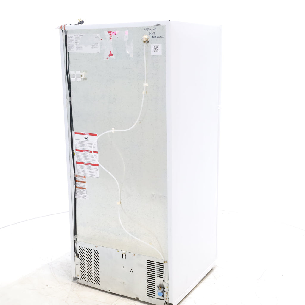 Pictures of 28" Wide White Whirlpool 14.3 cu. ft. Top Freezer Refrigerator with Reversible Doors - Scratch & Dent - Minor - Neu Appliance Outlet - Discount Appliance Outlet in Austin, Tx