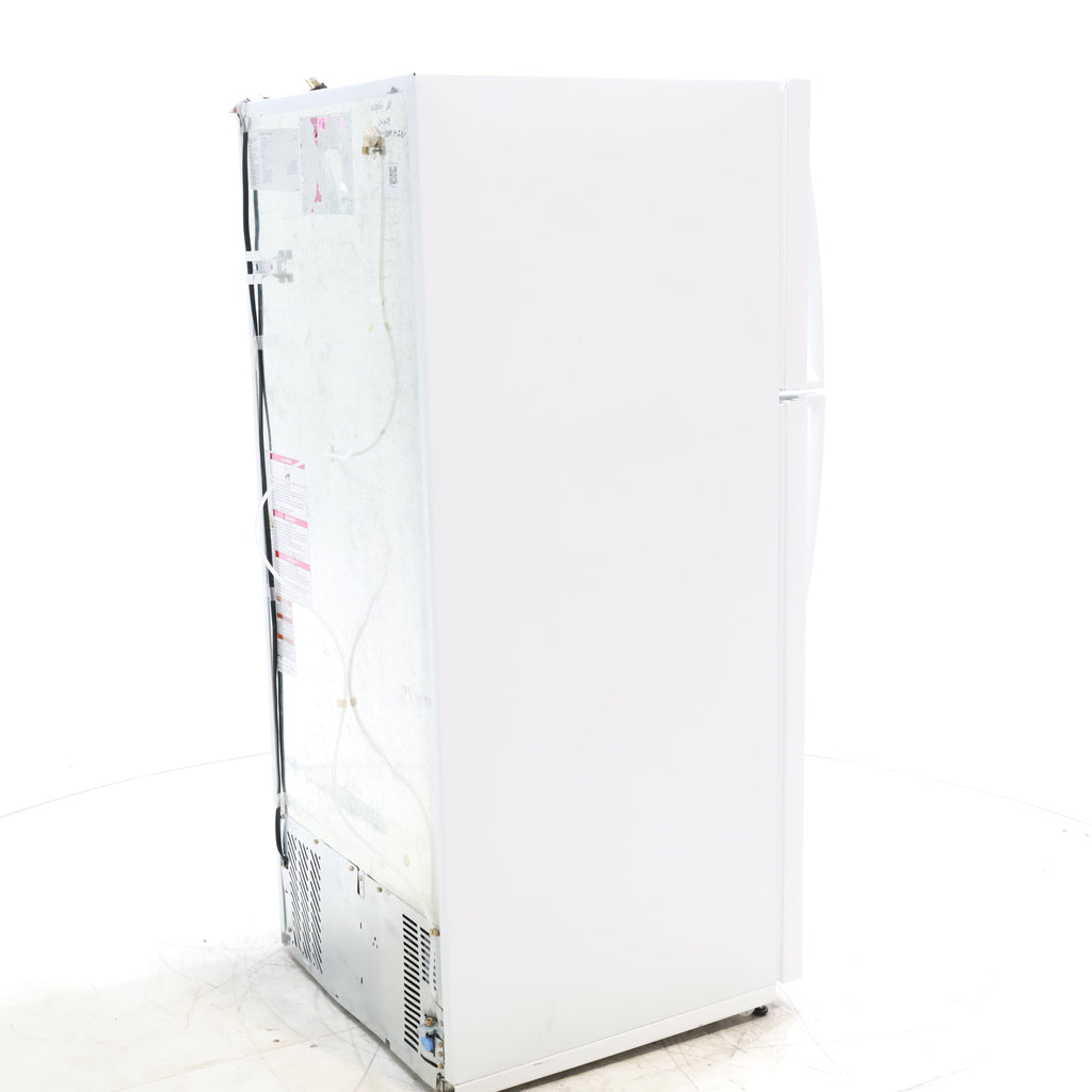 Pictures of 28" Wide White Whirlpool 14.3 cu. ft. Top Freezer Refrigerator with Reversible Doors - Scratch & Dent - Minor - Neu Appliance Outlet - Discount Appliance Outlet in Austin, Tx