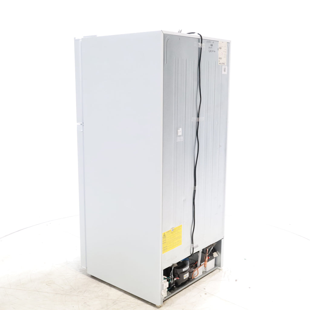 Pictures of White ENERGY STAR Midea 18.1 cu. ft. Top Freezer Refrigerator with Reversible Door - Scratch & Dent - Minor - Neu Appliance Outlet - Discount Appliance Outlet in Austin, Tx