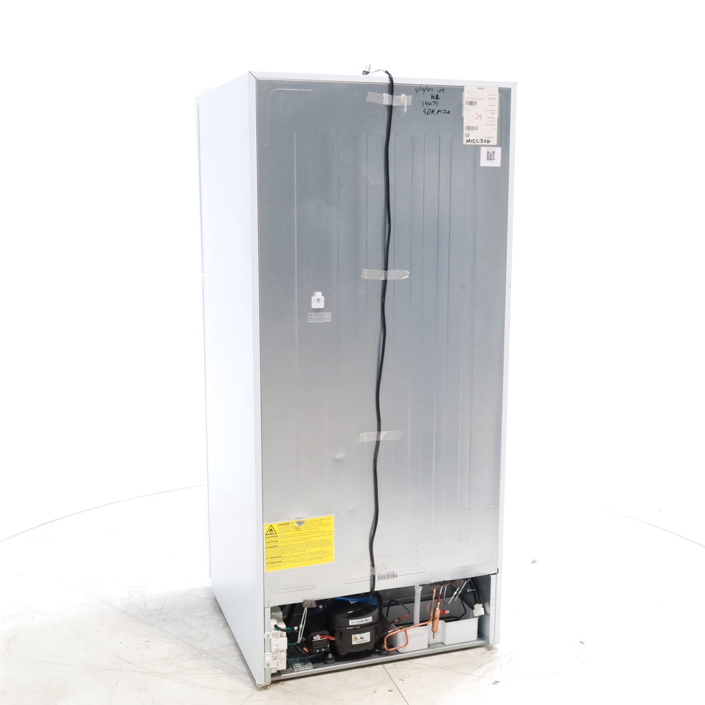 Pictures of White ENERGY STAR Midea 18.1 cu. ft. Top Freezer Refrigerator with Reversible Door - Scratch & Dent - Minor - Neu Appliance Outlet - Discount Appliance Outlet in Austin, Tx