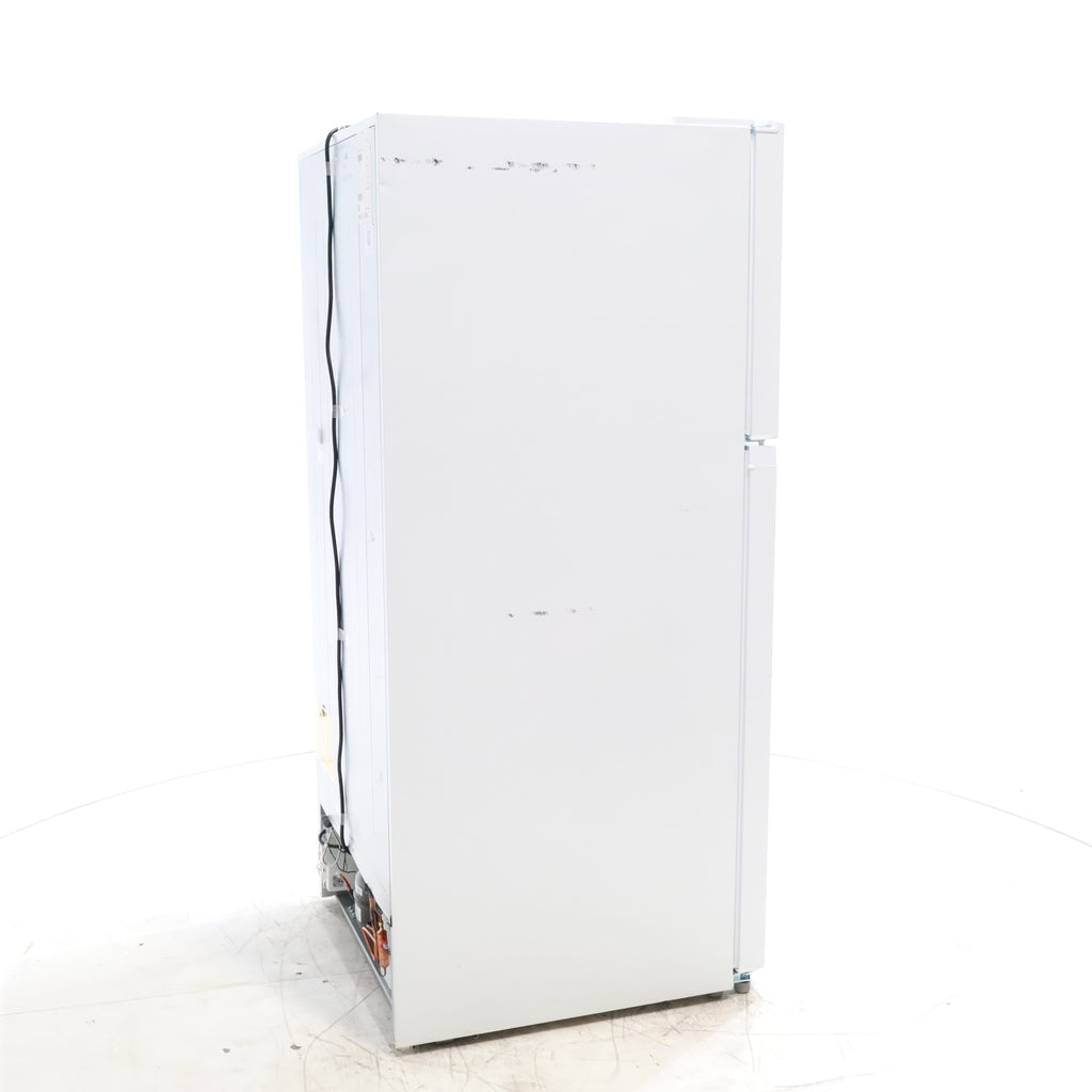 Pictures of White ENERGY STAR Midea 18.1 cu. ft. Top Freezer Refrigerator with Reversible Door - Scratch & Dent - Minor - Neu Appliance Outlet - Discount Appliance Outlet in Austin, Tx