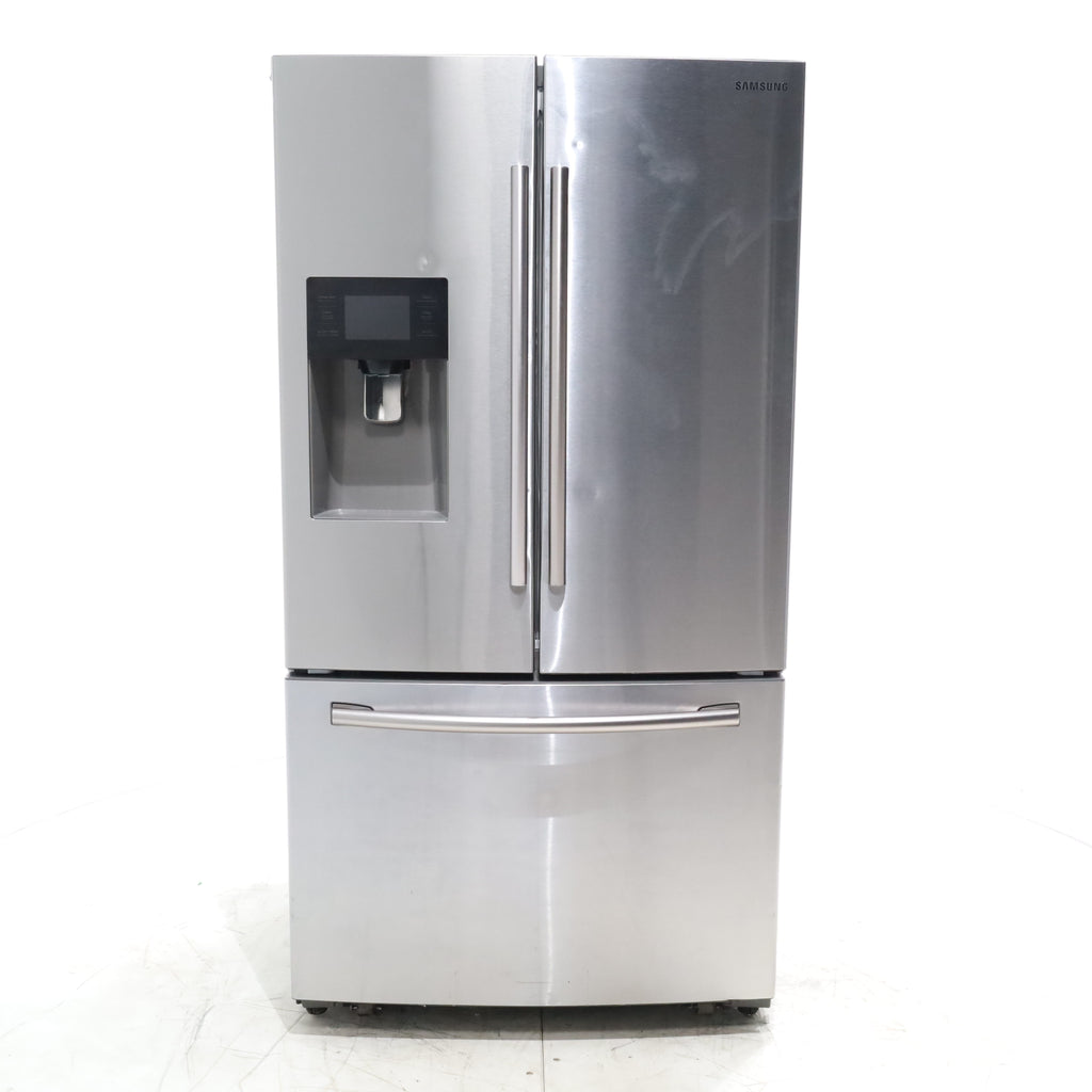 Pictures of Stainless Steel ENERGY STAR Samsung 24.6 cu. ft. 3 Door French Door Refrigerator with Dual Ice Maker - Certified Refurbished - Neu Appliance Outlet - Discount Appliance Outlet in Austin, Tx