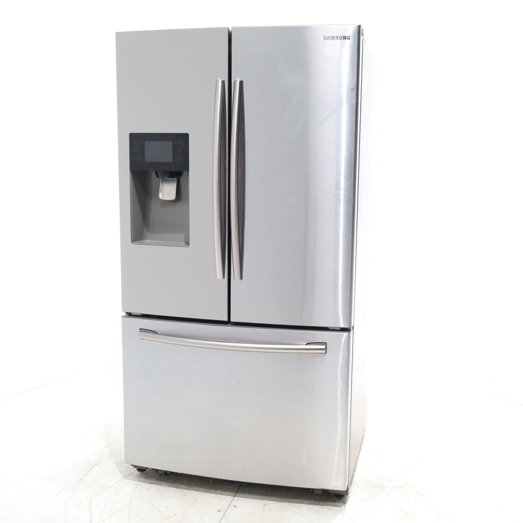 Pictures of Stainless Steel ENERGY STAR Samsung 24.6 cu. ft. 3 Door French Door Refrigerator with Dual Ice Maker - Certified Refurbished - Neu Appliance Outlet - Discount Appliance Outlet in Austin, Tx