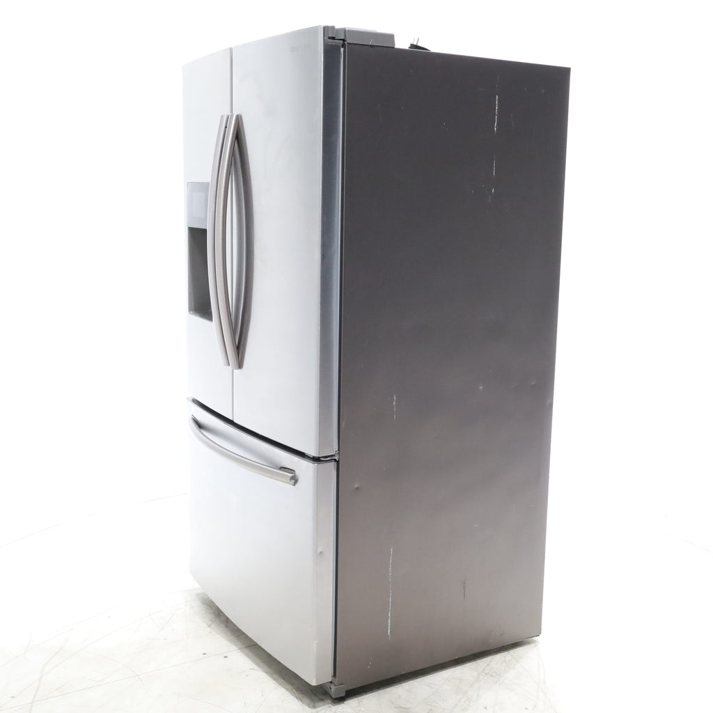 Pictures of Stainless Steel ENERGY STAR Samsung 24.6 cu. ft. 3 Door French Door Refrigerator with Dual Ice Maker - Certified Refurbished - Neu Appliance Outlet - Discount Appliance Outlet in Austin, Tx