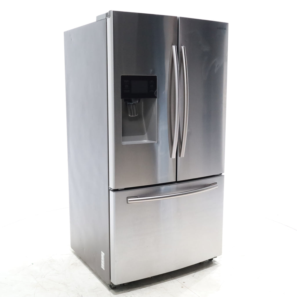 Pictures of Stainless Steel ENERGY STAR Samsung 24.6 cu. ft. 3 Door French Door Refrigerator with Dual Ice Maker - Certified Refurbished - Neu Appliance Outlet - Discount Appliance Outlet in Austin, Tx