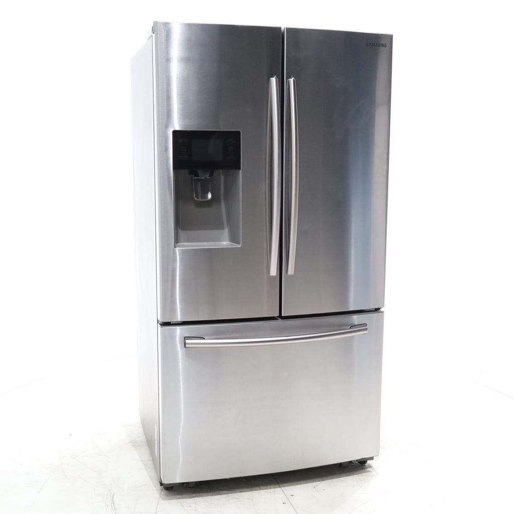 Pictures of Stainless Steel ENERGY STAR Samsung 24.6 cu. ft. 3 Door French Door Refrigerator with Dual Ice Maker - Certified Refurbished - Neu Appliance Outlet - Discount Appliance Outlet in Austin, Tx