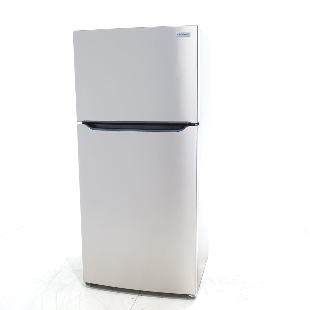 Pictures of 30" Wide Easy Care Stainless Steel Frigidaire 18.3 cu. ft. Top Freezer Bottom Refrigerator with EvenTemp Cooling System - Scratch and Dent - Minor - Neu Appliance Outlet - Discount Appliance Outlet in Austin, Tx