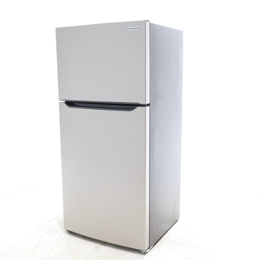 Pictures of 30" Wide Easy Care Stainless Steel Frigidaire 18.3 cu. ft. Top Freezer Bottom Refrigerator with EvenTemp Cooling System - Scratch and Dent - Minor - Neu Appliance Outlet - Discount Appliance Outlet in Austin, Tx