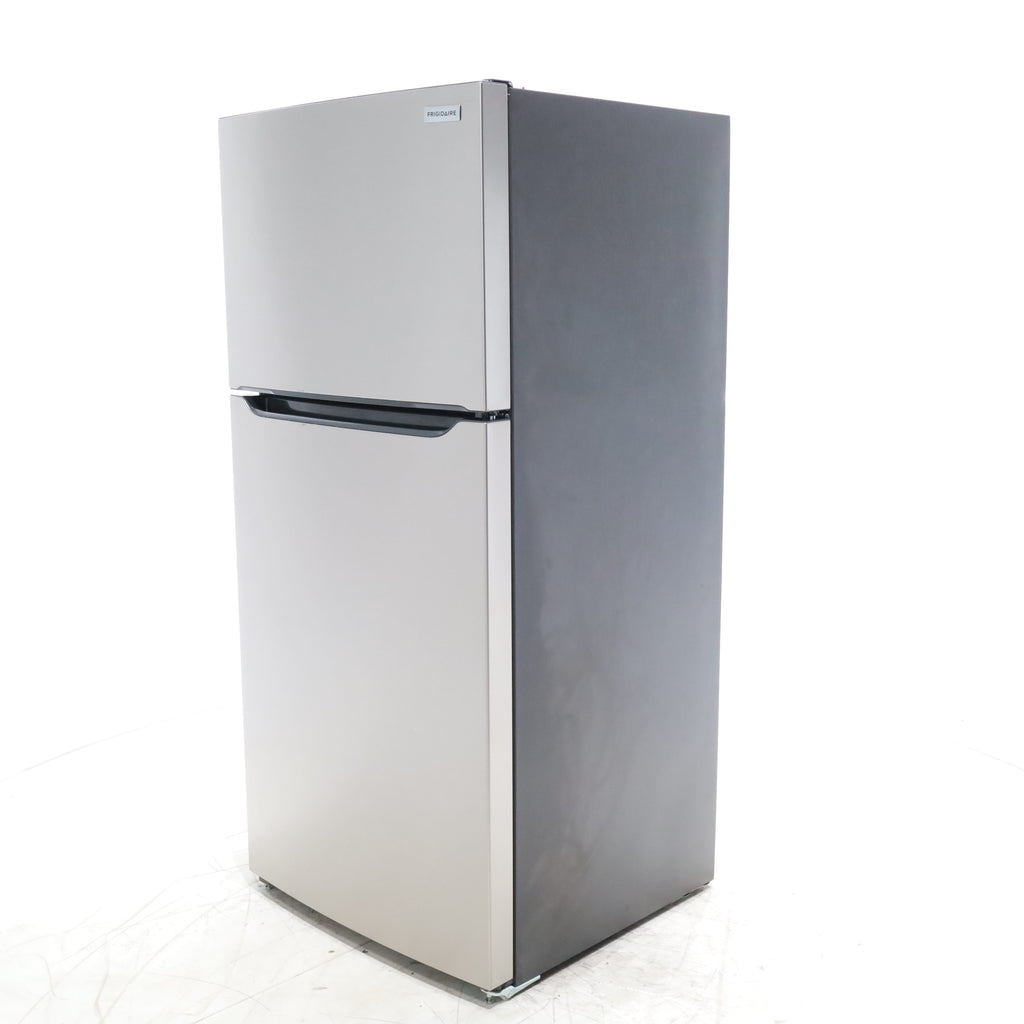Pictures of 30" Wide Easy Care Stainless Steel Frigidaire 18.3 cu. ft. Top Freezer Bottom Refrigerator with EvenTemp Cooling System - Scratch and Dent - Minor - Neu Appliance Outlet - Discount Appliance Outlet in Austin, Tx