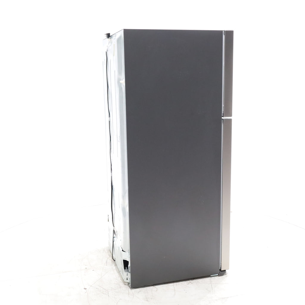 Pictures of 30" Wide Easy Care Stainless Steel Frigidaire 18.3 cu. ft. Top Freezer Bottom Refrigerator with EvenTemp Cooling System - Scratch and Dent - Minor - Neu Appliance Outlet - Discount Appliance Outlet in Austin, Tx