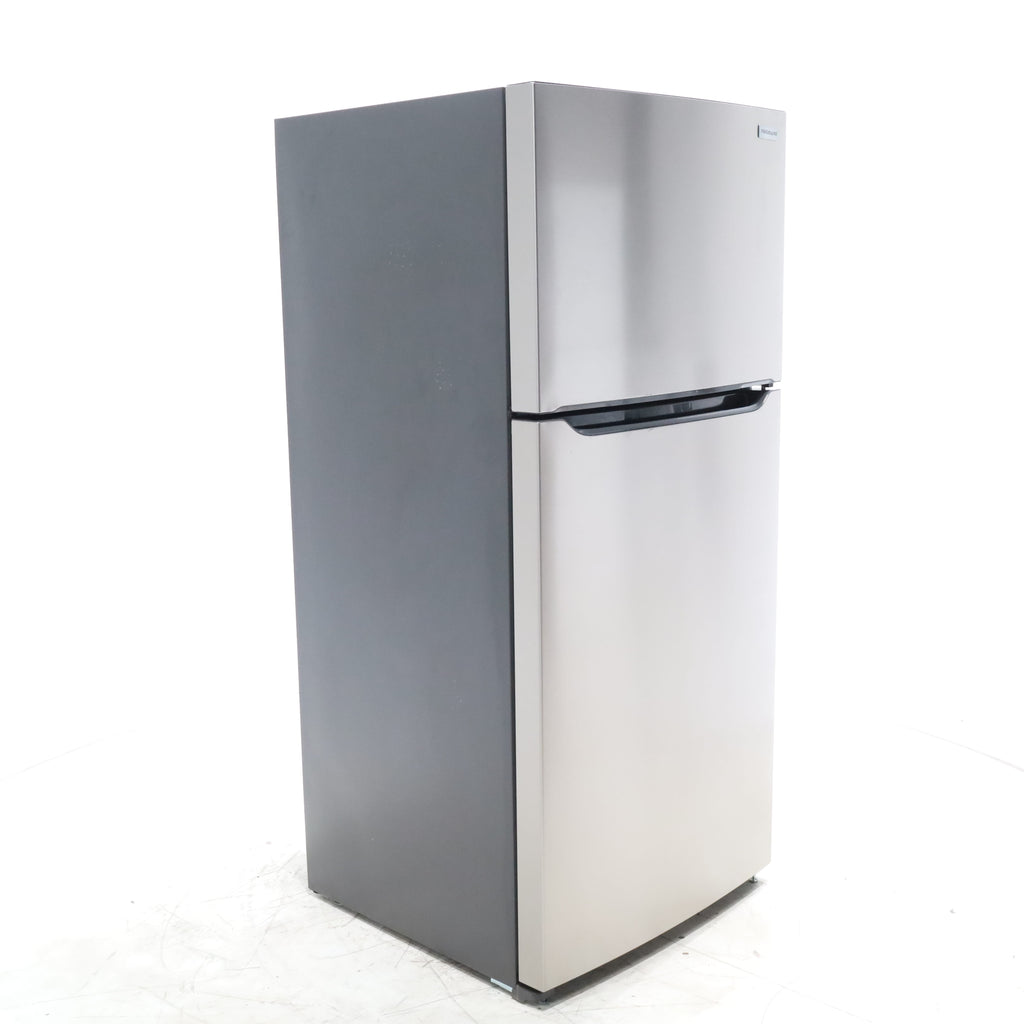 Pictures of 30" Wide Easy Care Stainless Steel Frigidaire 18.3 cu. ft. Top Freezer Bottom Refrigerator with EvenTemp Cooling System - Scratch and Dent - Minor - Neu Appliance Outlet - Discount Appliance Outlet in Austin, Tx