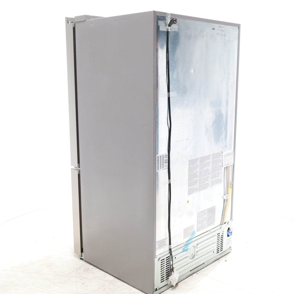 Pictures of Stainless Steel ENERGY STAR Frigidaire 27.8 cu. ft. 3 Door French Door Refrigerator with Exterior Water and Ice Dispenser - Scratch & Dent - Minor - Neu Appliance Outlet - Discount Appliance Outlet in Austin, Tx