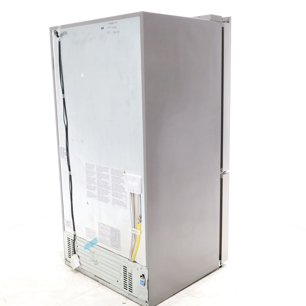 Pictures of Stainless Steel ENERGY STAR Frigidaire 27.8 cu. ft. 3 Door French Door Refrigerator with Exterior Water and Ice Dispenser - Scratch & Dent - Minor - Neu Appliance Outlet - Discount Appliance Outlet in Austin, Tx