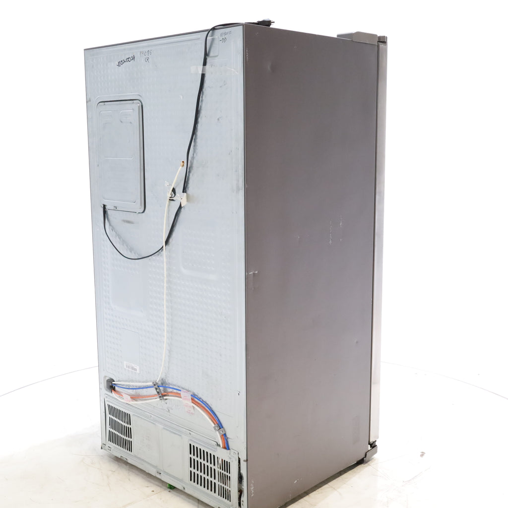 Pictures of Stainless Steel ENERGY STAR Samsung 24.5 cu. ft. Side by Side Refrigerator with Exterior Ice and Water Dispenser - Certified Refurbished - Neu Appliance Outlet - Discount Appliance Outlet in Austin, Tx