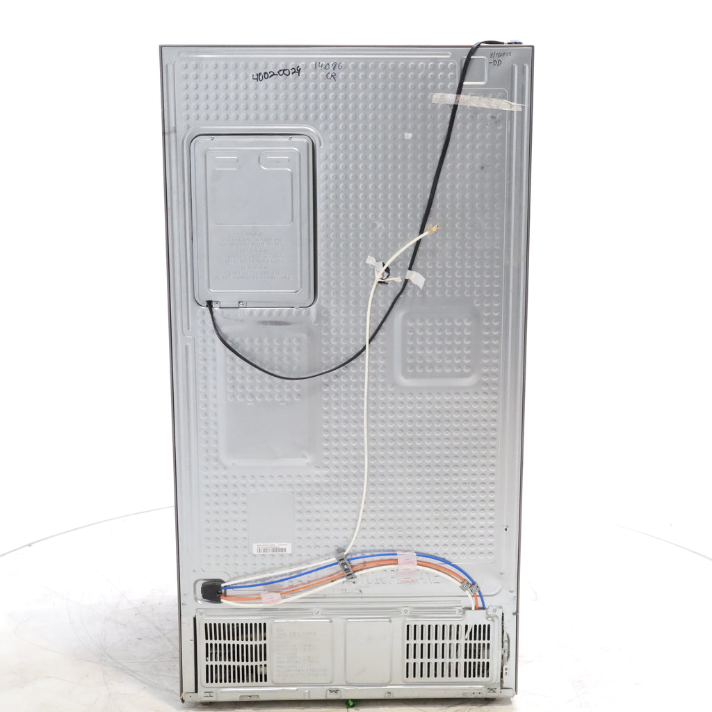 Pictures of Stainless Steel ENERGY STAR Samsung 24.5 cu. ft. Side by Side Refrigerator with Exterior Ice and Water Dispenser - Certified Refurbished - Neu Appliance Outlet - Discount Appliance Outlet in Austin, Tx