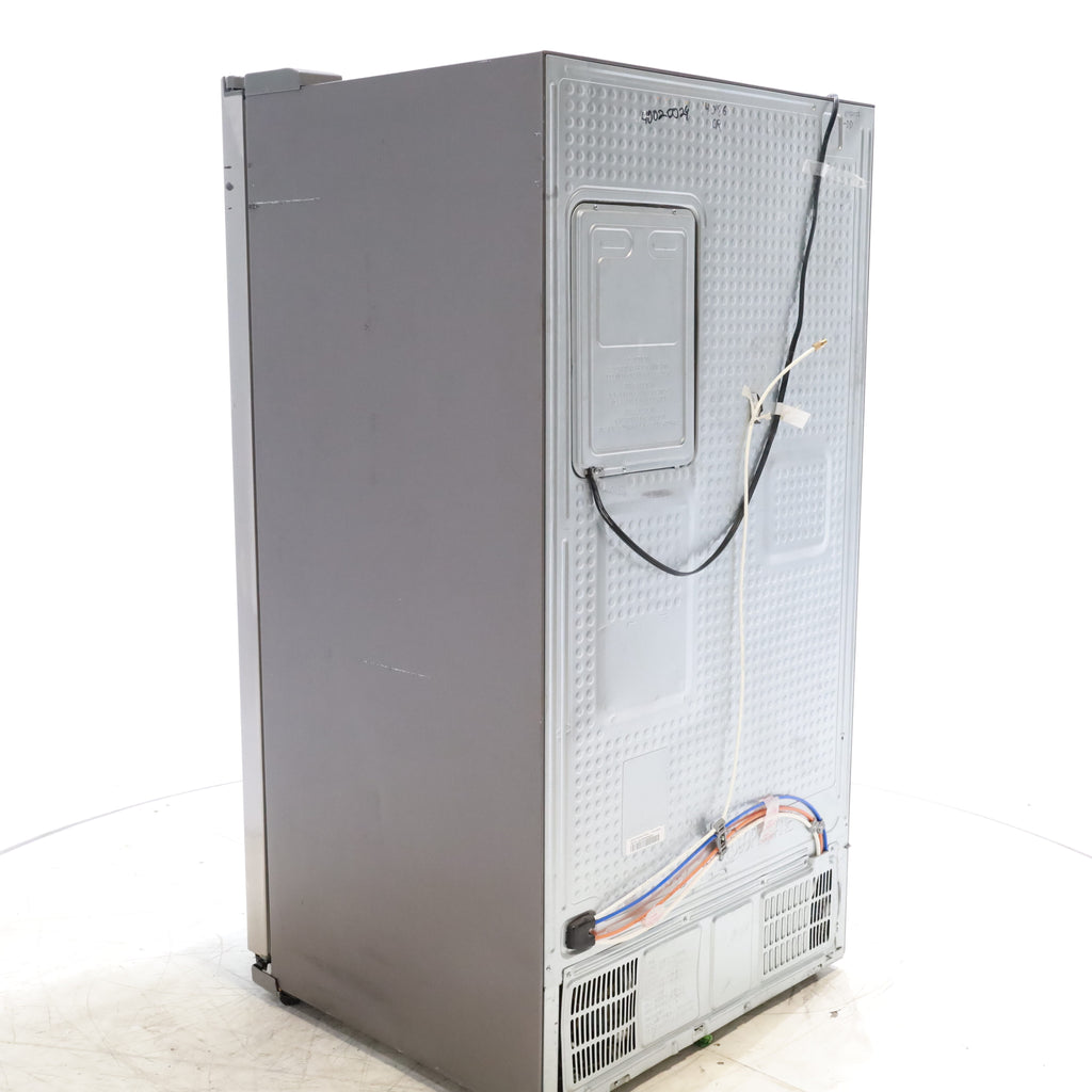 Pictures of Stainless Steel ENERGY STAR Samsung 24.5 cu. ft. Side by Side Refrigerator with Exterior Ice and Water Dispenser - Certified Refurbished - Neu Appliance Outlet - Discount Appliance Outlet in Austin, Tx