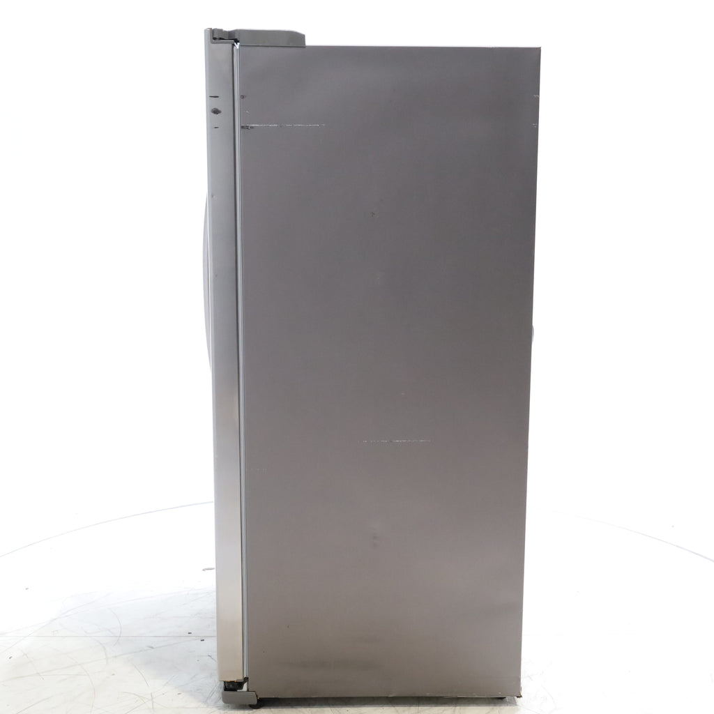 Pictures of Stainless Steel ENERGY STAR Samsung 24.5 cu. ft. Side by Side Refrigerator with Exterior Ice and Water Dispenser - Certified Refurbished - Neu Appliance Outlet - Discount Appliance Outlet in Austin, Tx